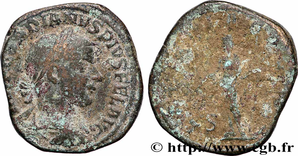 GORDIEN III Sesterce TB/B