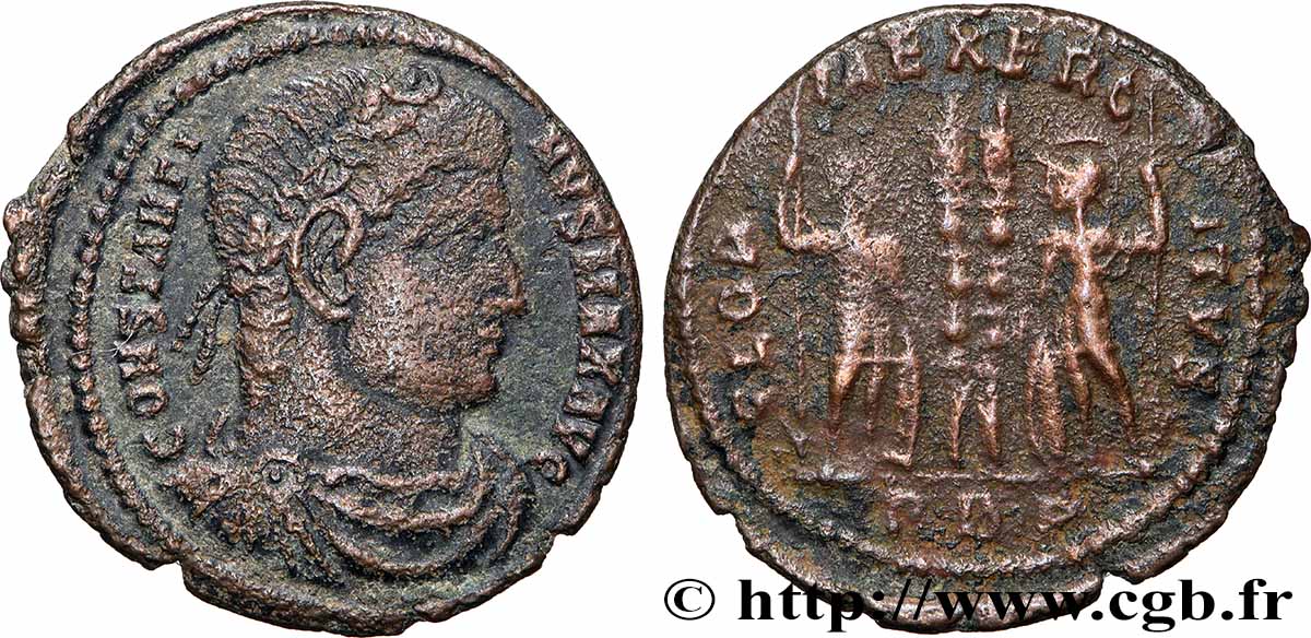 CONSTANTIN Ier LE GRAND Centenionalis ou nummus TTB/TB+