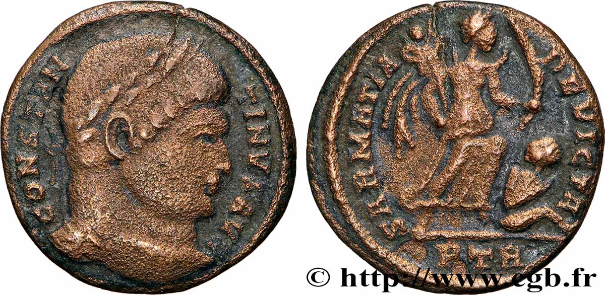 CONSTANTIN Ier LE GRAND Centenionalis ou nummus TB+