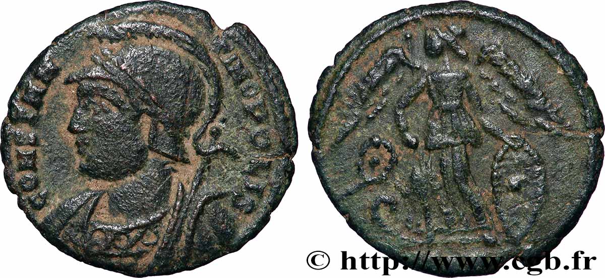 CONSTANTINOPLE Centenionalis ou nummus TTB