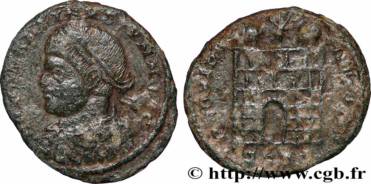 CONSTANTIN II Centenionalis ou nummus TB+