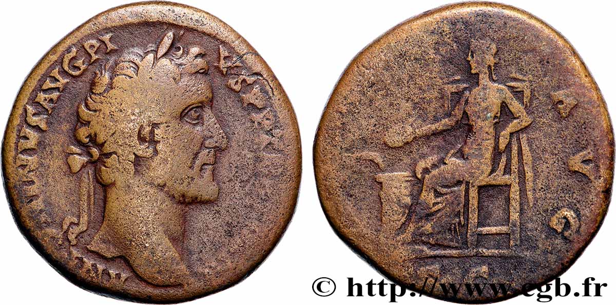 ANTONINUS PIUS Sesterce VF/VF