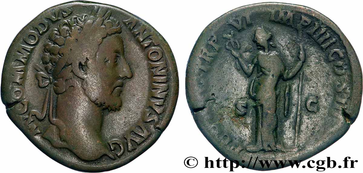 COMMODUS Sesterce VF