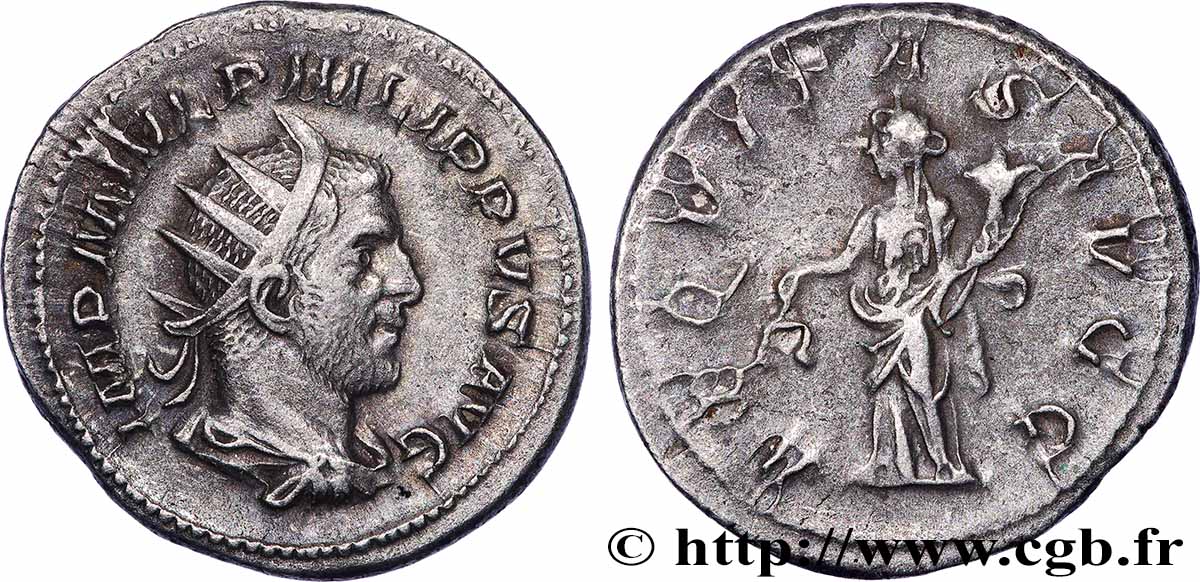 PHILIPPE Ier L&nbsp;ARABE Antoninien TTB+/TTB