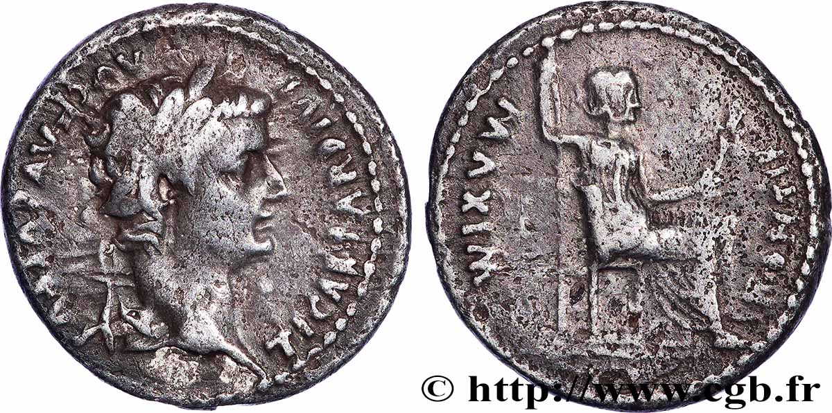 TIBÈRE Denier TTB