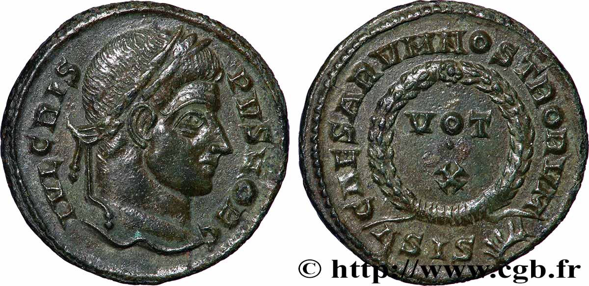 CRISPUS Centenionalis ou nummus AU/AU
