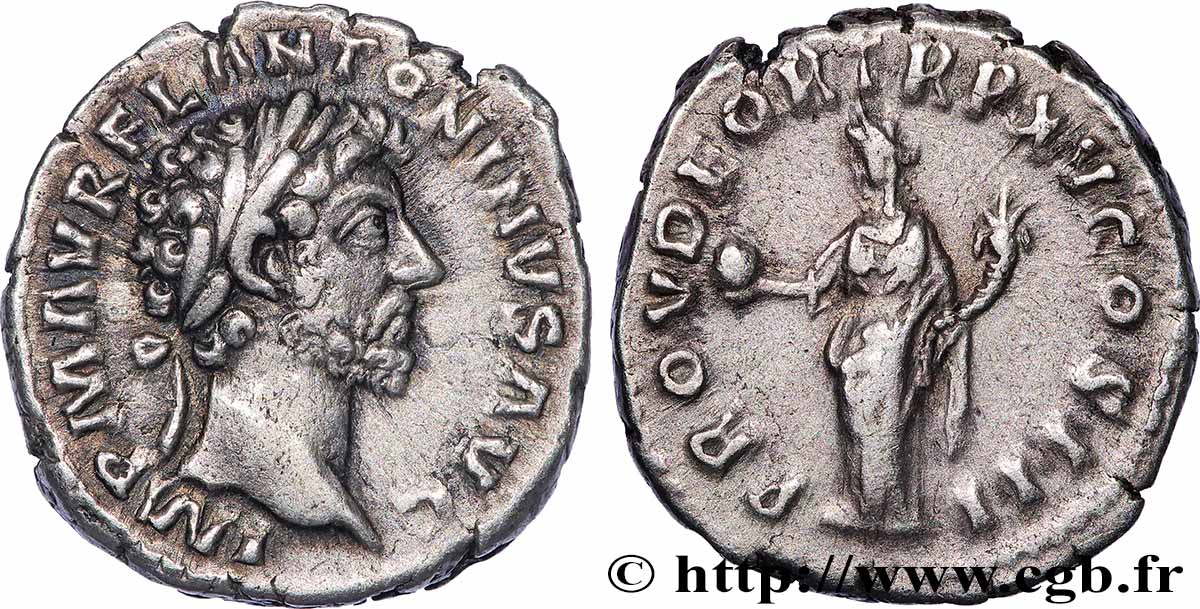 MARC AURÈLE Denier TTB+