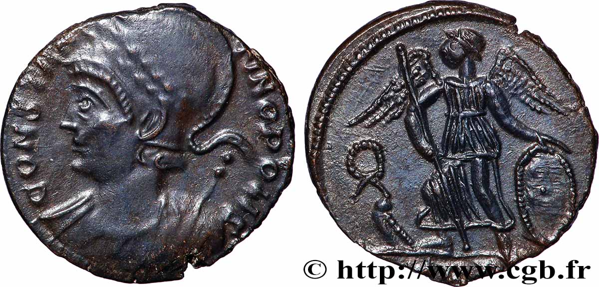 CONSTANTINOPEL Centenionalis ou nummus fST