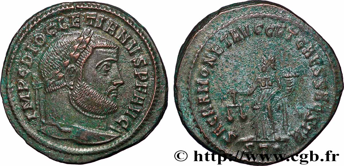 DIOCLÉTIEN Follis ou nummus TTB+/TTB