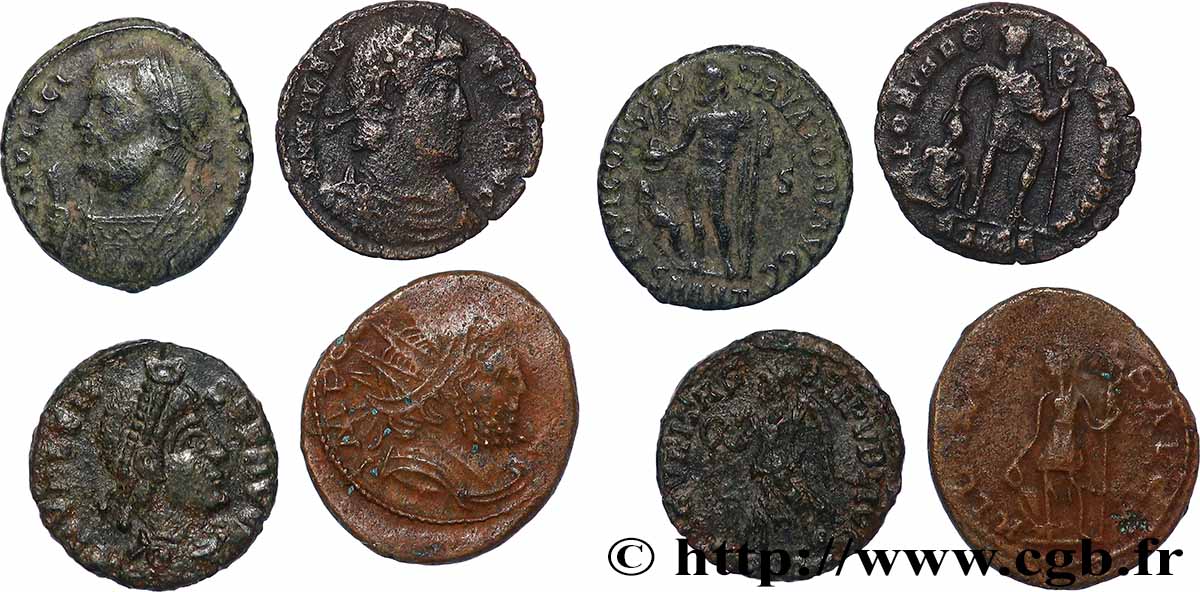 LOTS Lots de 4 monnaies lot