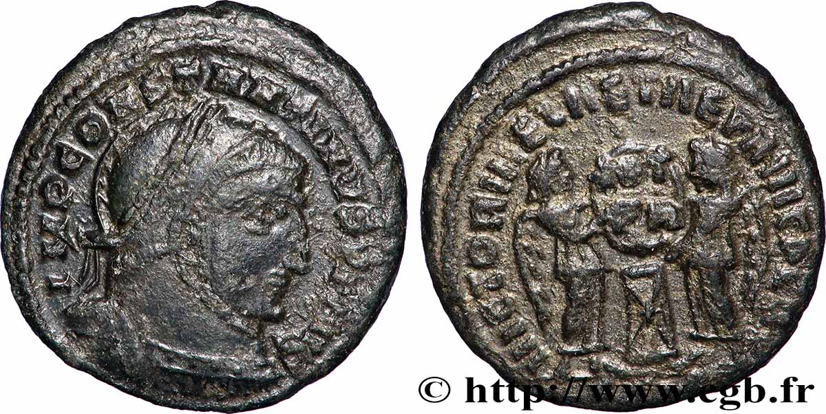 CONSTANTIN Ier LE GRAND Centenionalis ou nummus TTB+