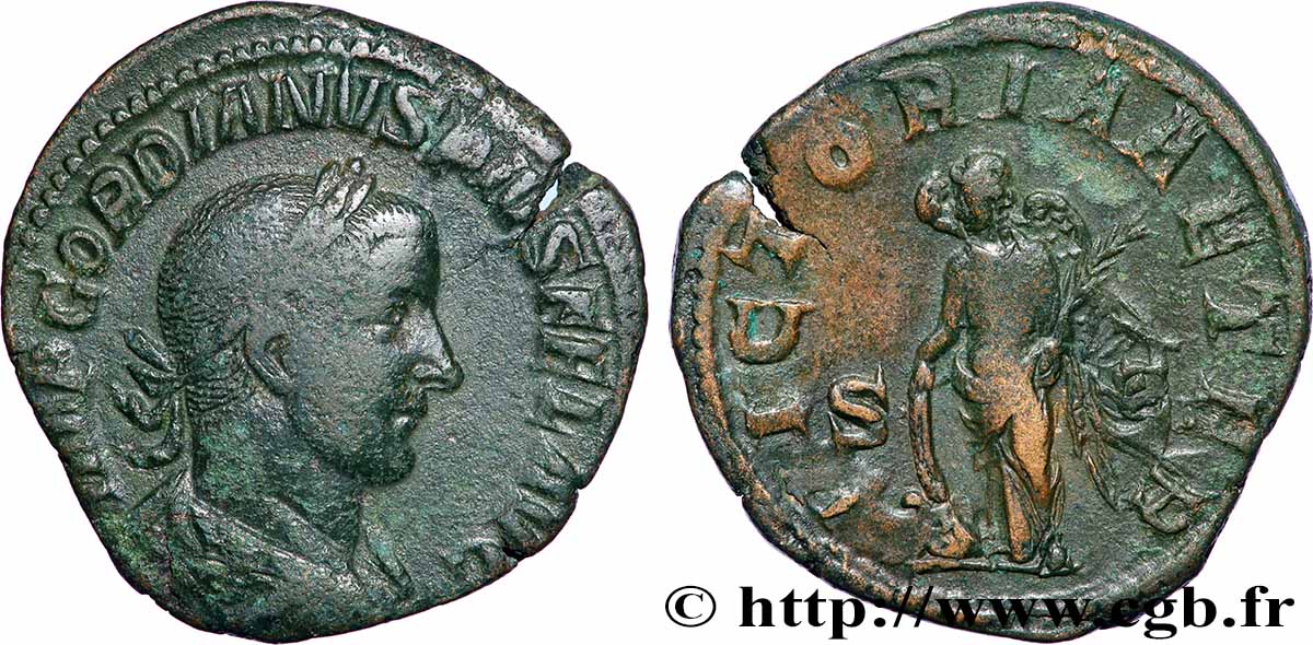 GORDIEN III Sesterce TB+