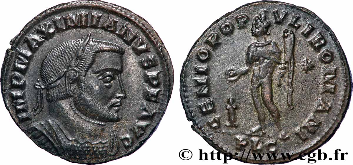GALERIUS Follis ou nummus AU