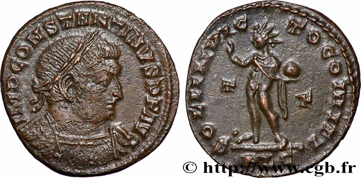 CONSTANTIN Ier LE GRAND Follis ou nummus TTB/TTB+