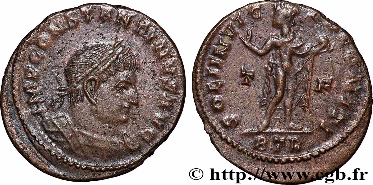 CONSTANTIN Ier LE GRAND Follis ou nummus TTB+/TTB