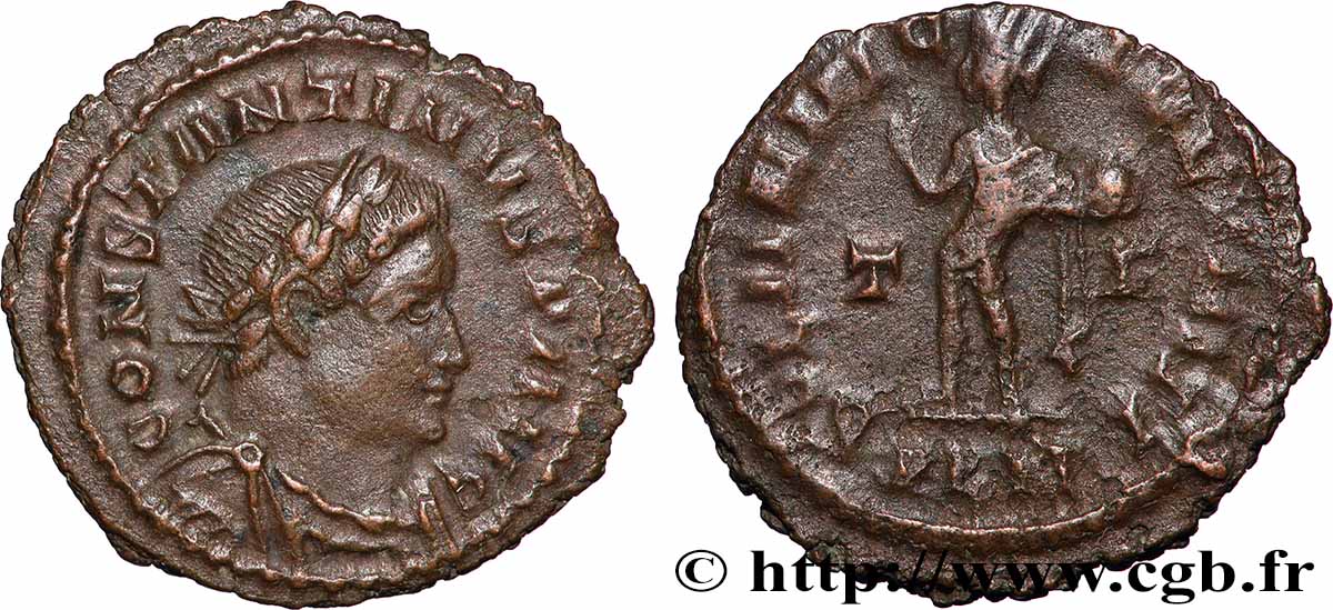 CONSTANTIN Ier LE GRAND Follis ou nummus TTB+/TB+