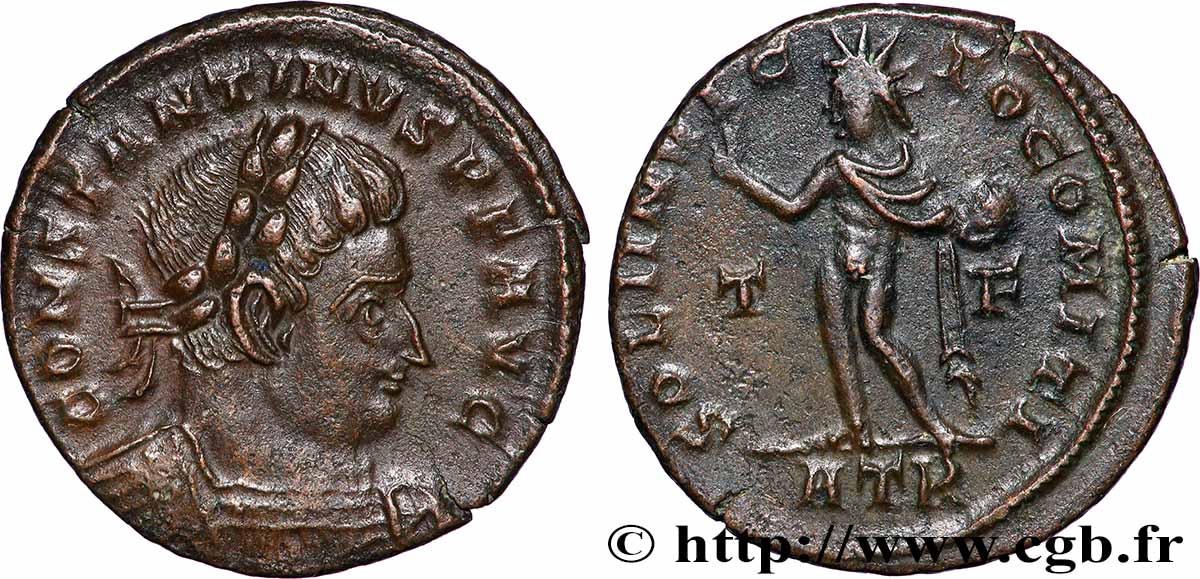 CONSTANTIN Ier LE GRAND Follis ou nummus TTB