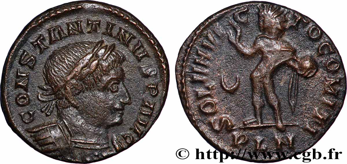 CONSTANTIN Ier LE GRAND Follis ou nummus TTB+/TTB