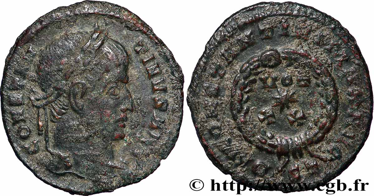 CONSTANTIN Ier LE GRAND Centenionalis ou nummus TTB