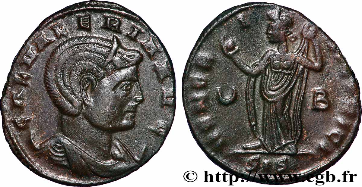 GALERIA VALERIA Follis ou nummus TTB+