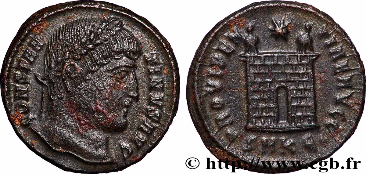 CONSTANTINE I THE GREAT Centenionalis ou nummus AU
