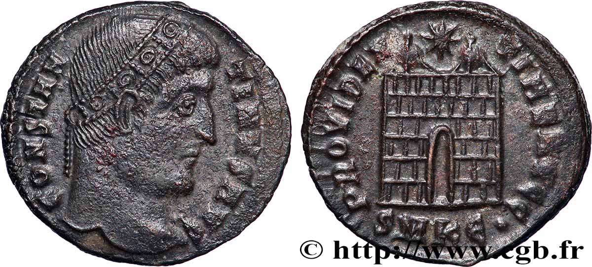 CONSTANTIN Ier LE GRAND Centenionalis ou nummus TTB/TTB+