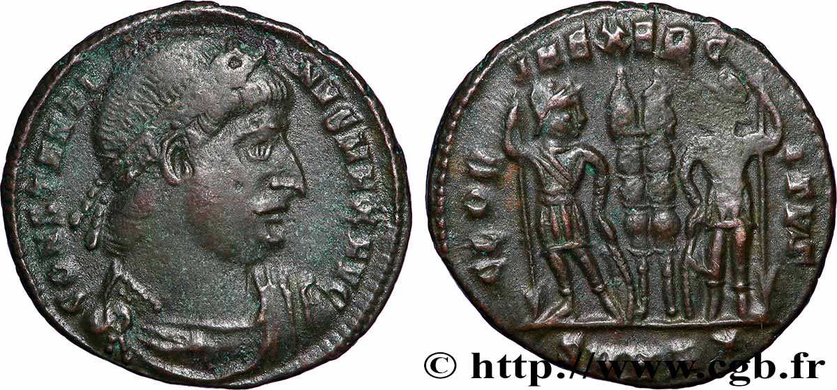 CONSTANTIN Ier LE GRAND Centenionalis ou nummus TTB