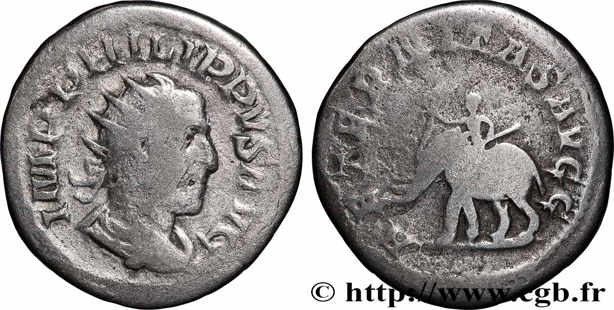 PHILIPPE Ier L&nbsp;ARABE Antoninien TB+