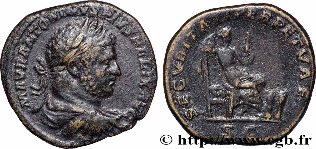 CARACALLA Sesterce TB+