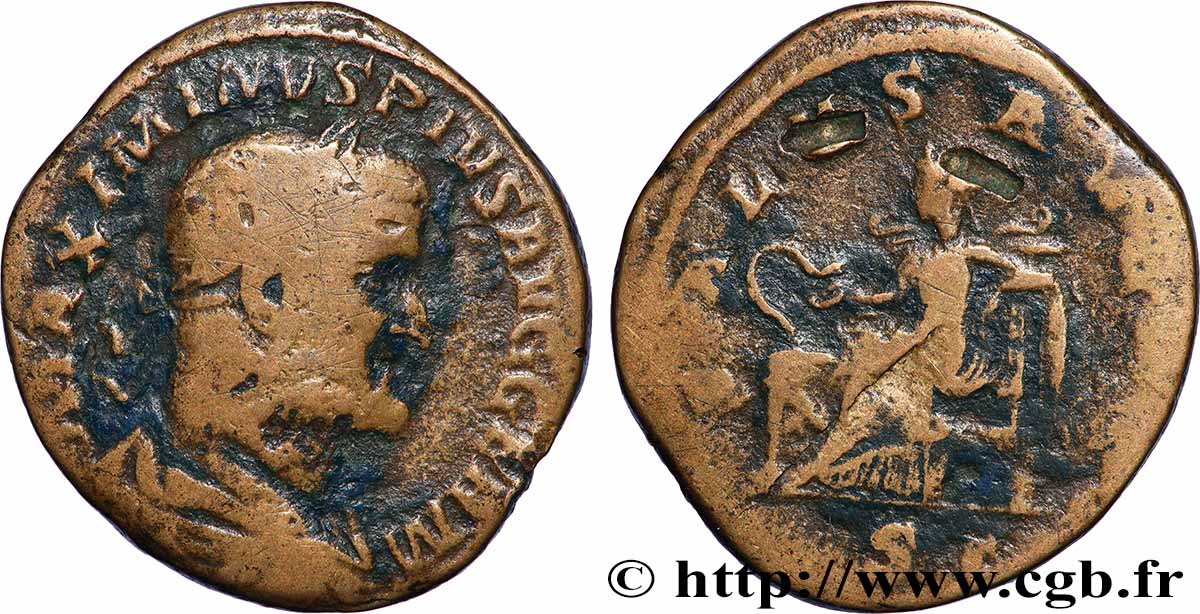 MAXIMINUS I Sesterce VF