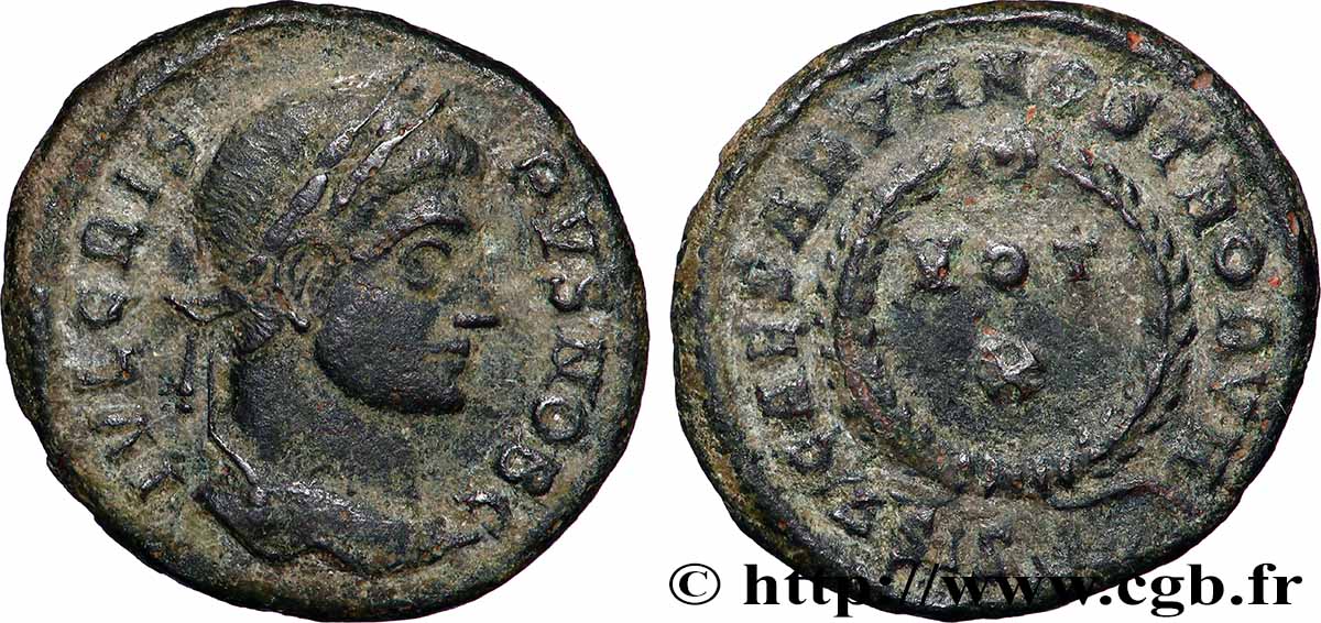 CRISPUS Centenionalis ou nummus TTB