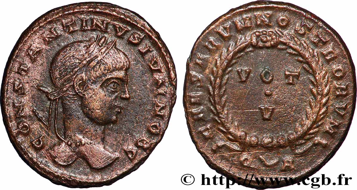 CONSTANTINE II Centenionalis ou nummus XF/AU