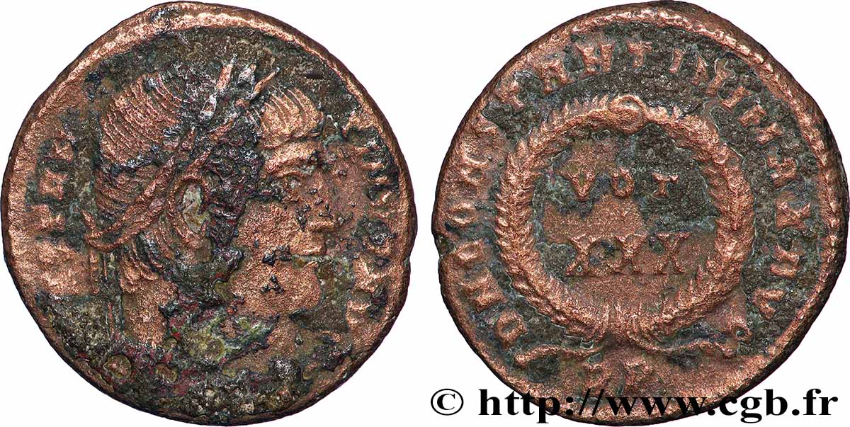 CONSTANTINE I THE GREAT Centenionalis ou nummus VF/XF