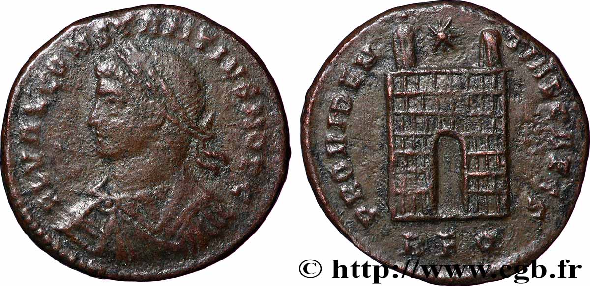 CONSTANTIUS II Centenionalis ou nummus XF/AU