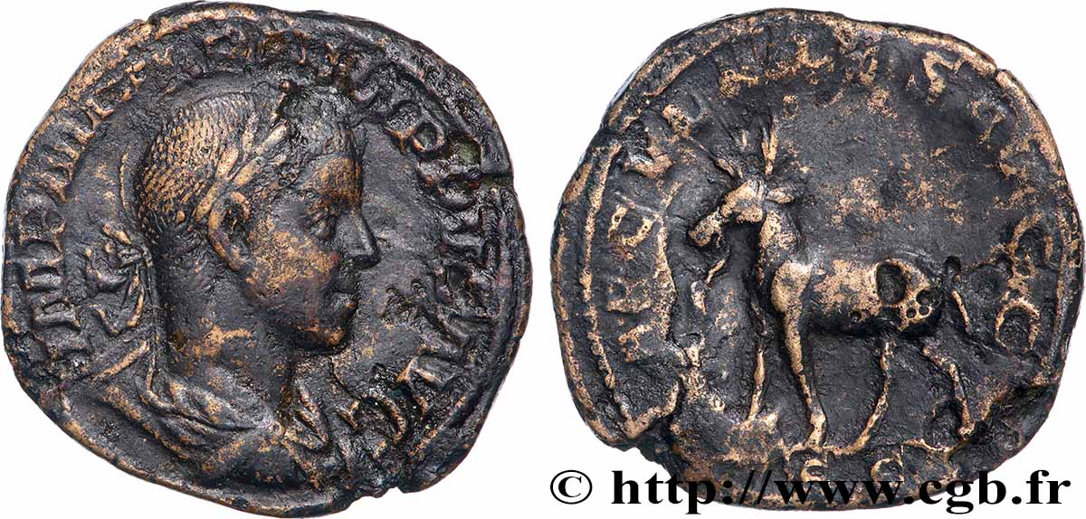 PHILIPPUS II Sesterce XF/VF