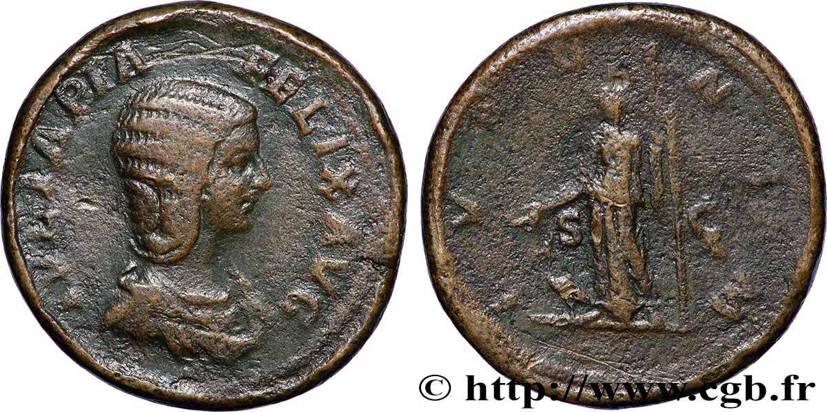 JULIA DOMNA Sesterce VF