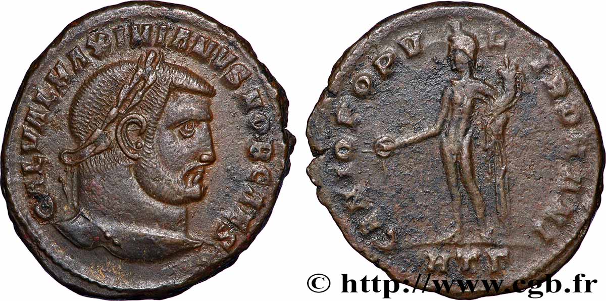 GALERIUS Follis ou nummus XF