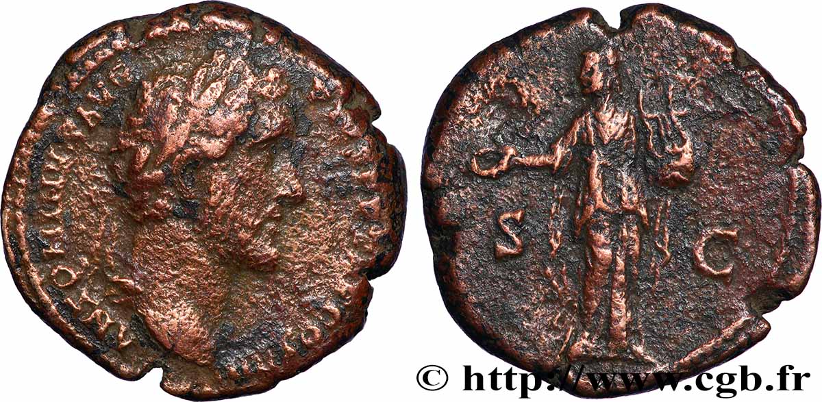 ANTONINUS PIUS As VF