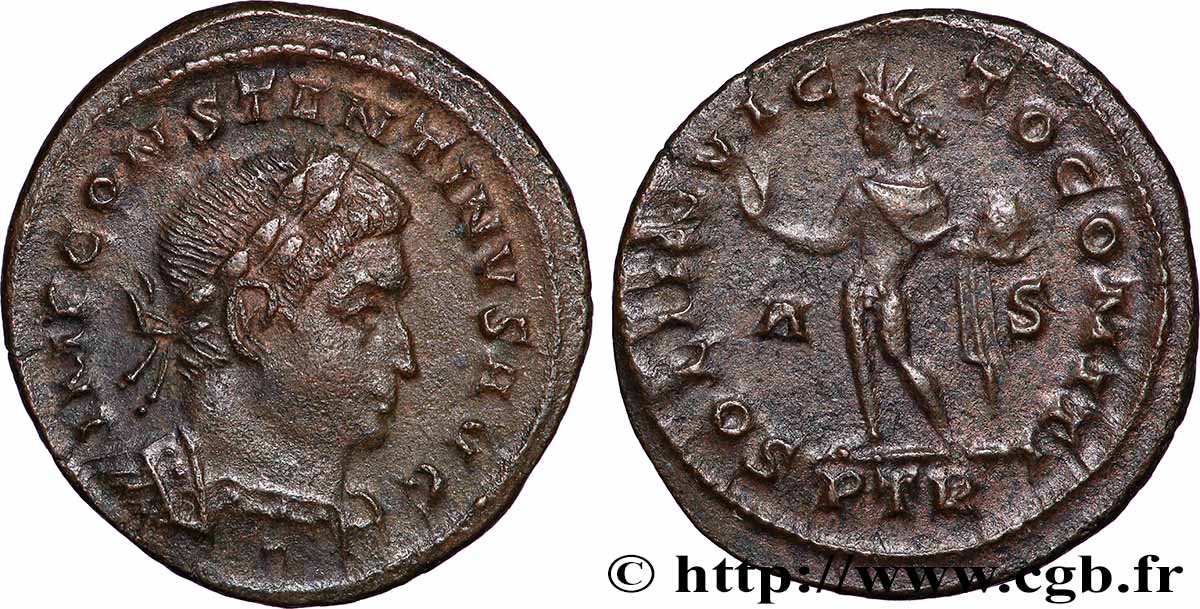 CONSTANTIN Ier LE GRAND Follis ou nummus TTB+