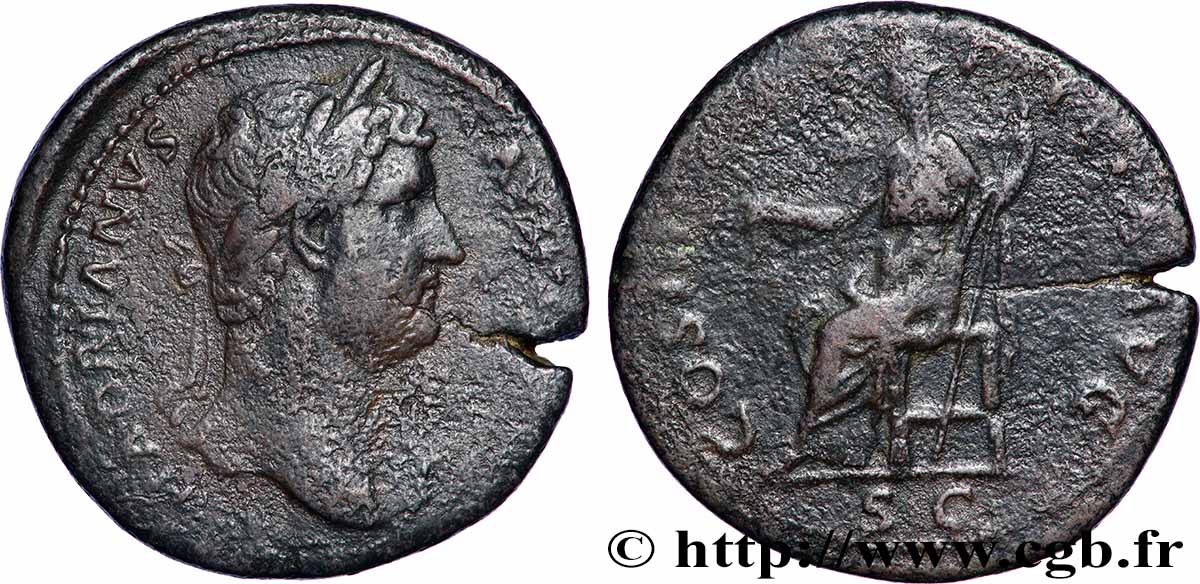 HADRIAN Sesterce VF