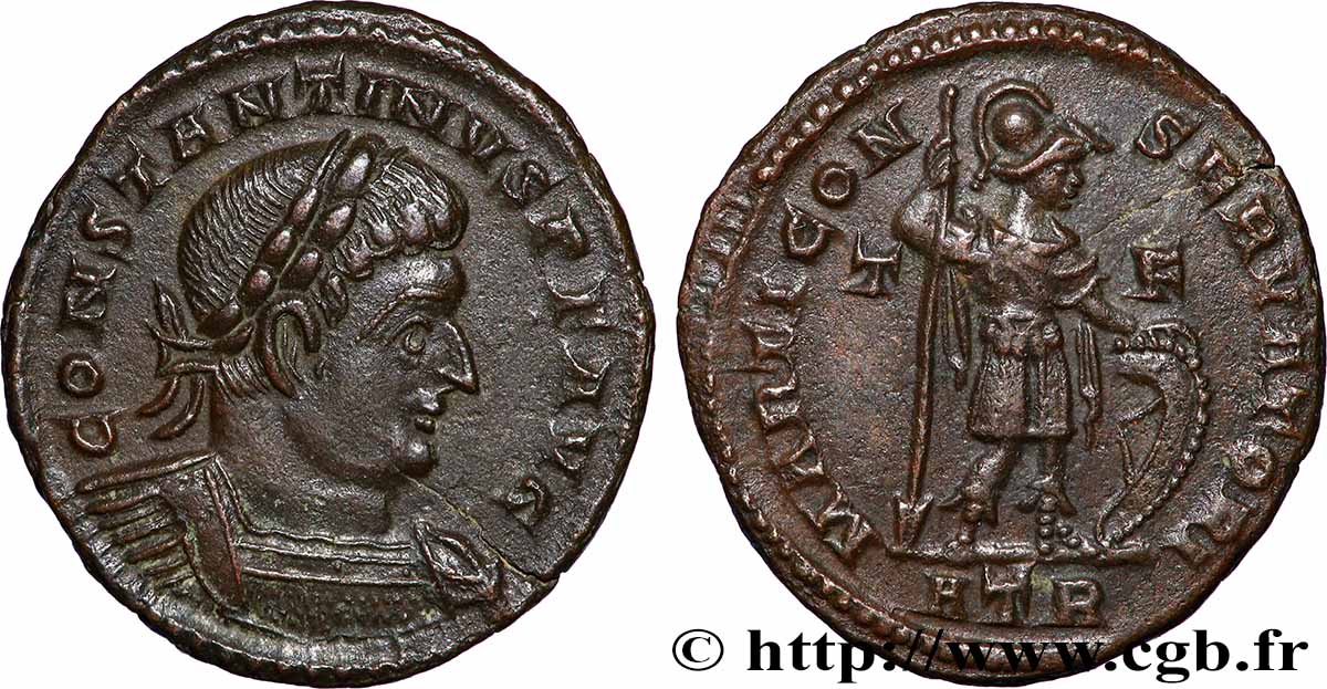 CONSTANTINO I EL MAGNO Follis ou nummus EBC