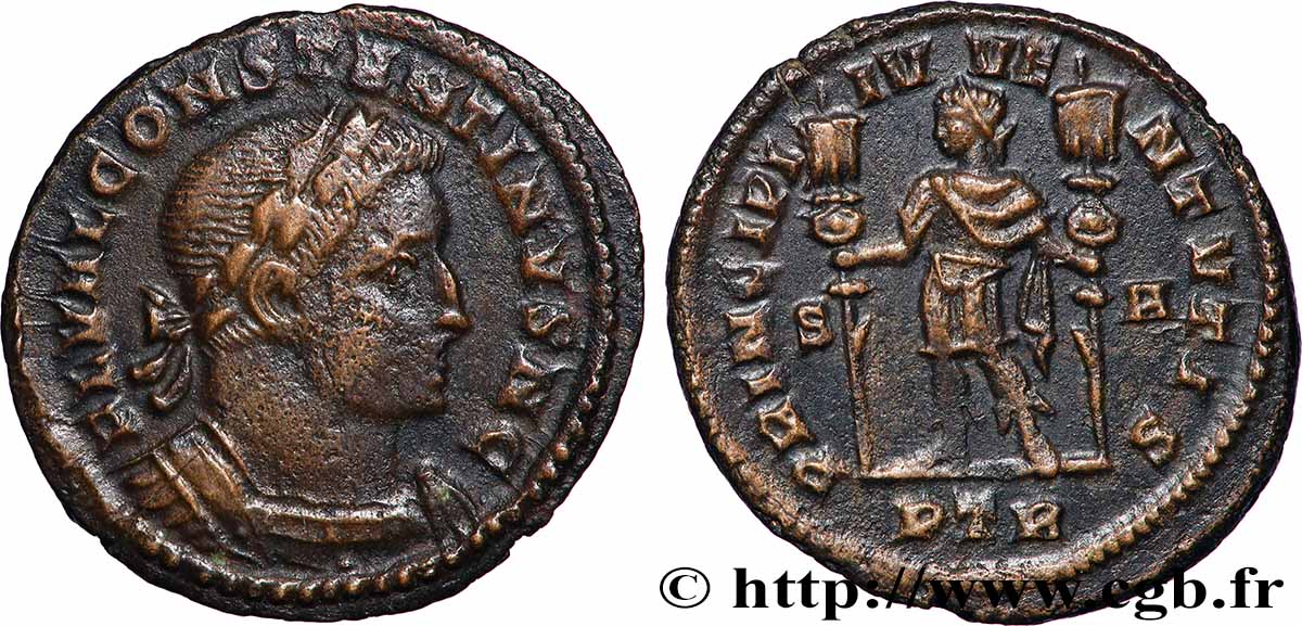 CONSTANTINO I EL MAGNO Follis ou nummus MBC/MBC+