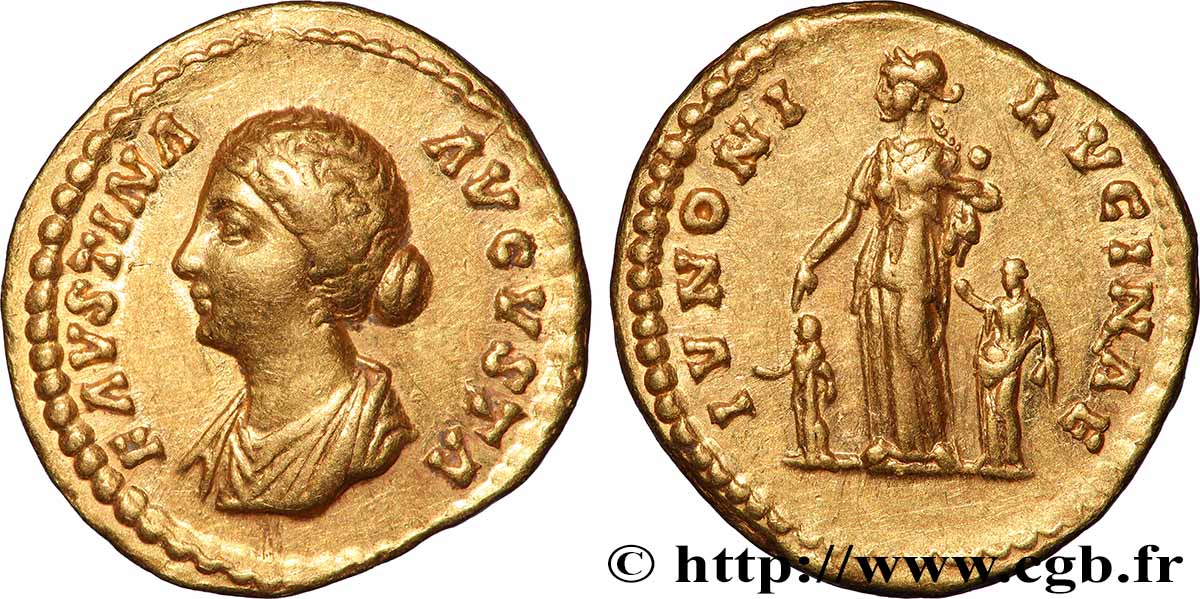 FAUSTINE JEUNE Aureus TTB+