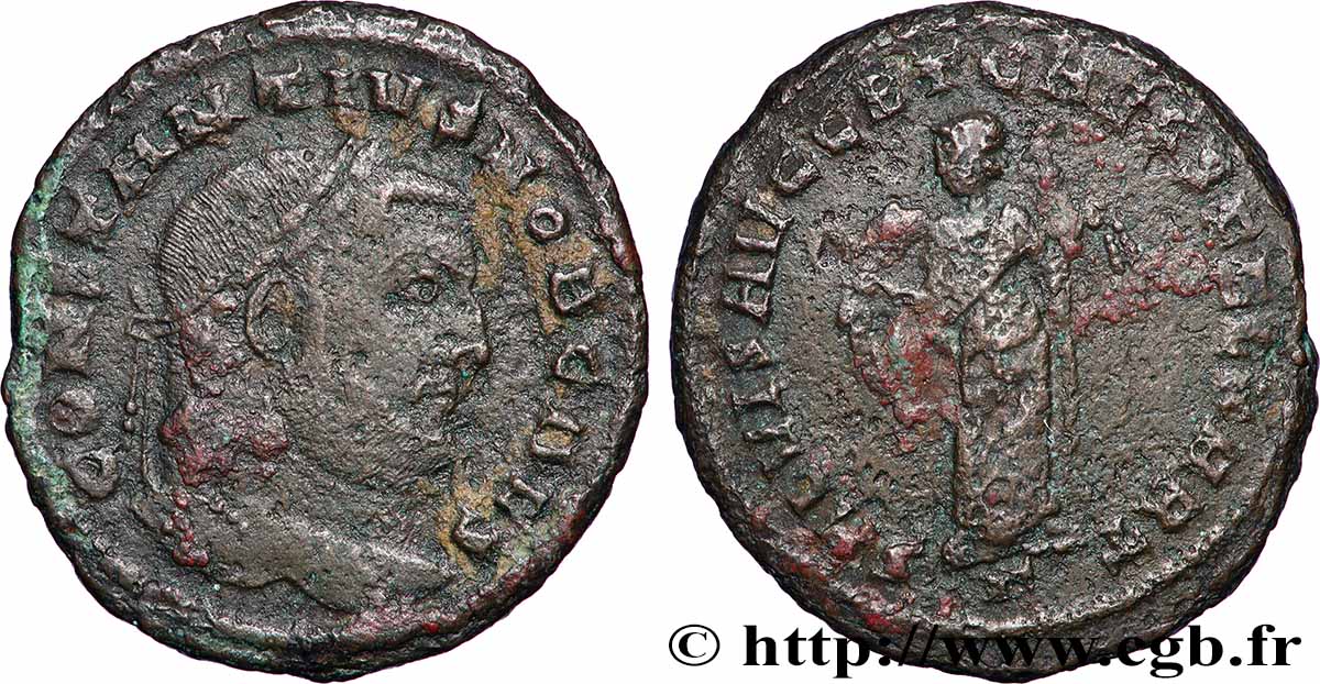 CONSTANTIUS I Follis ou nummus XF
