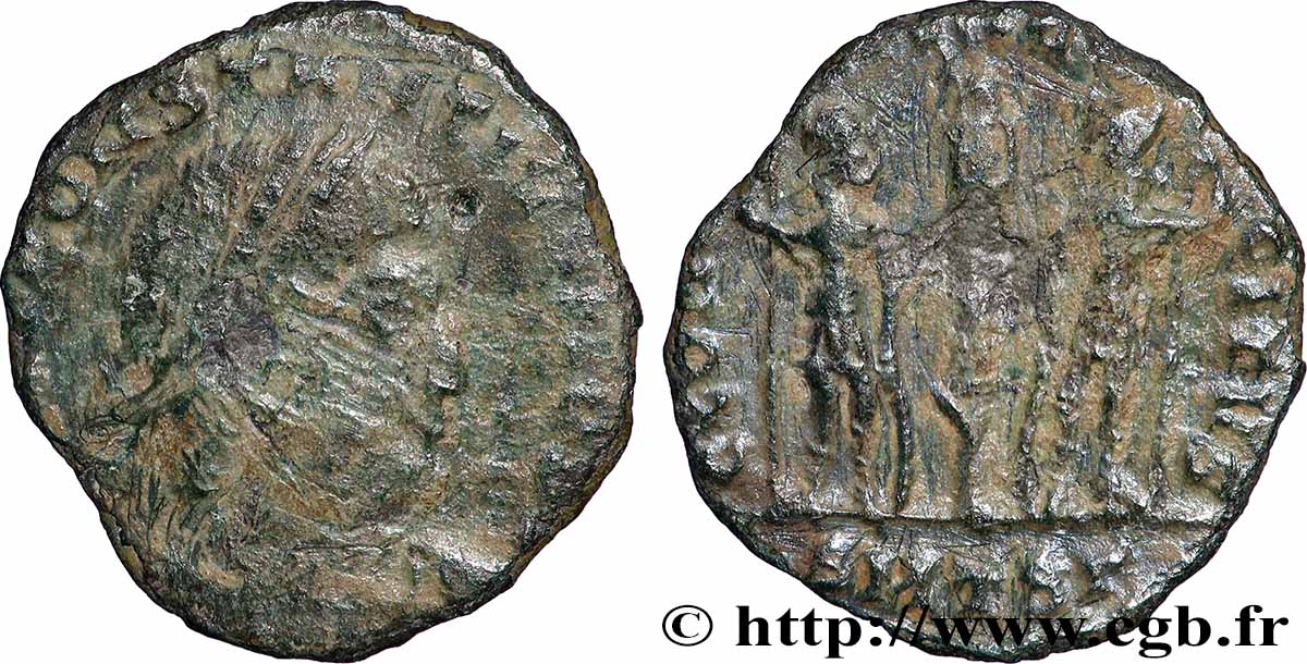 CONSTANTIUS II Centenionalis ou nummus VF/XF