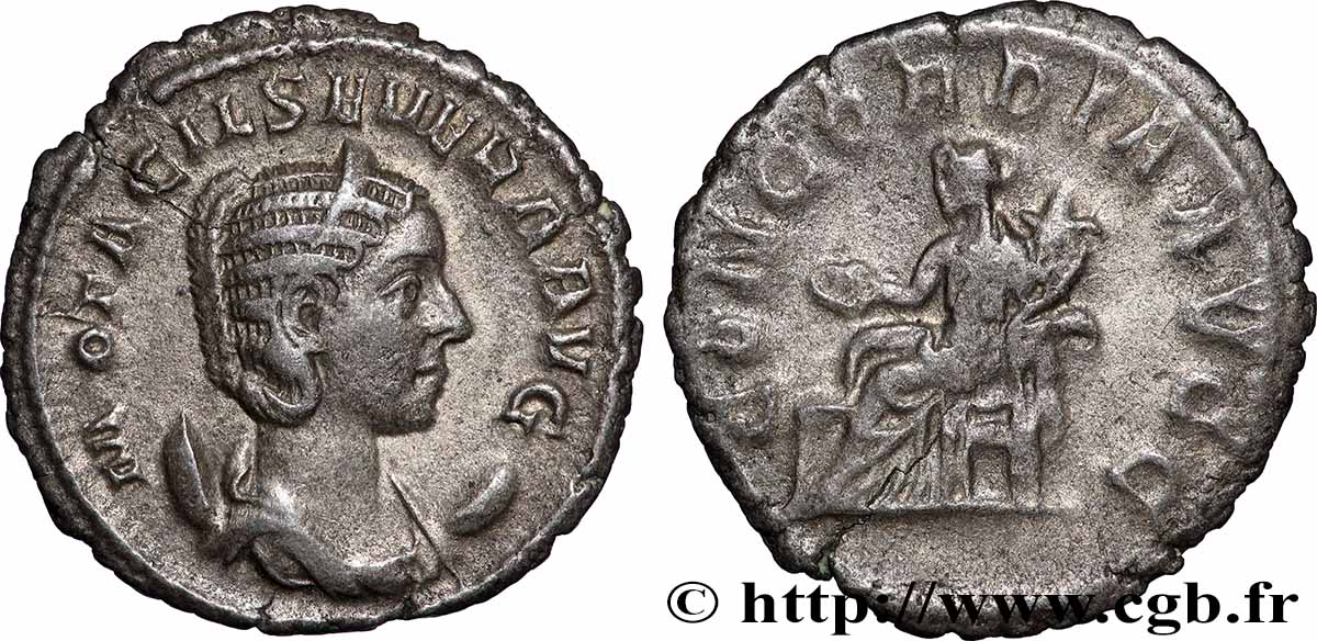 OTACILIA SEVERA Antoninien TTB+/TTB