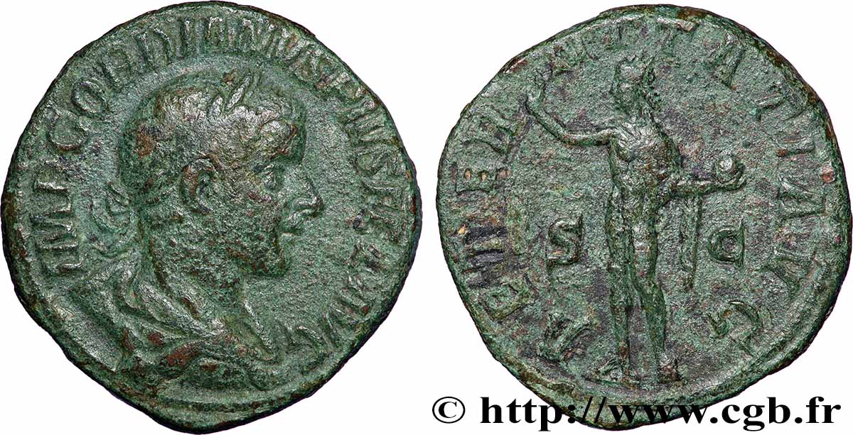 GORDIANUS III Sesterce SS