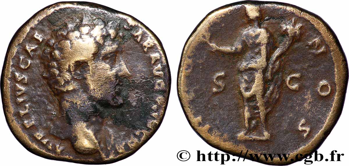 MARCUS AURELIUS Sesterce fSS