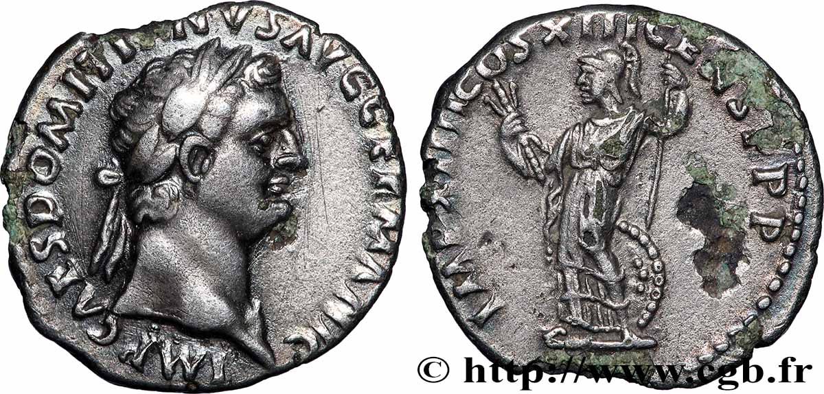 DOMITIANUS Denier AU