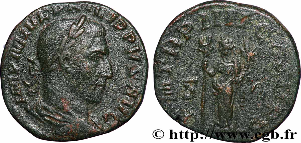 PHILIPPUS Sesterce XF